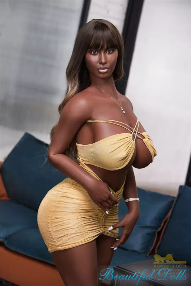 Irontech silicone 160CM sexy sex doll Peral Black